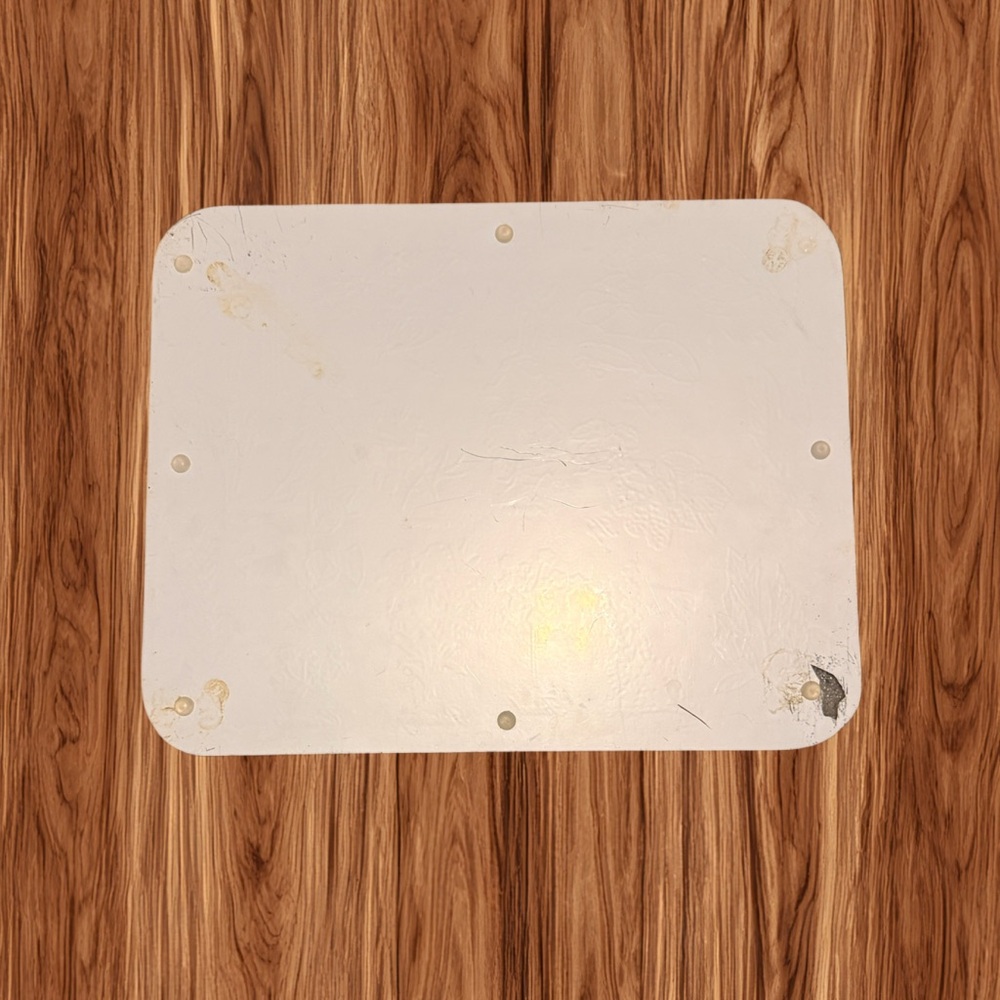 Vintage Vance Industries Botanical Herb Print Glass Cutting Board – 15” x 12” - Picture 2 of 5